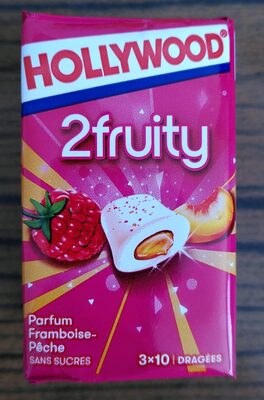 Lot de 3 boîtes 2fruity Framboise-Pêche
