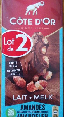 Côté d'or lait amandes
