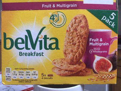 Breakfast Biscuits Fruit & Multigrain 5 Packs