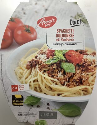 Spaghetti bolognaise au bœuf