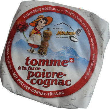Tomme à la farce Poivre-Cognac.
