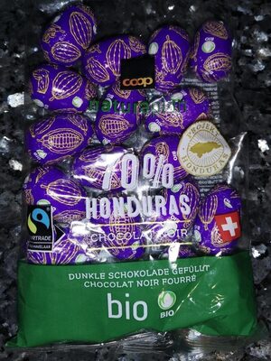 Chocolat noir fourré