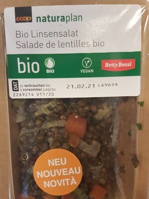 Salade de lentilles bio