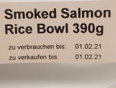 Smocked salmon Rice Bowl 390g