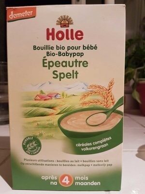 Bouillie Bio pour Bébé Épeautre