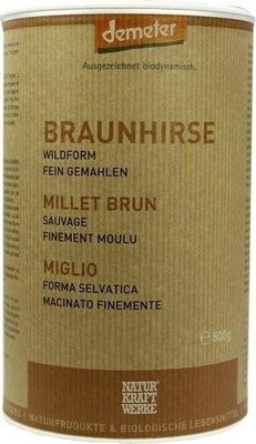 Millet Brun, forme sauvage, moulu