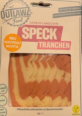 Pflanzliche Speck Tranchen