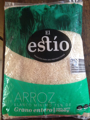 Arroz Blanco 75% de Grano Blanco