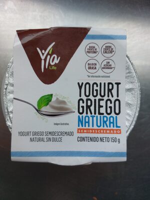 Yogurt Griego Natural Semidescremado