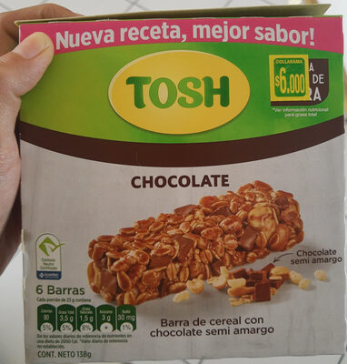 Tosh Barra Chocolate