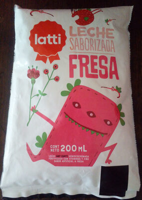 Leche Saborizada Fresa