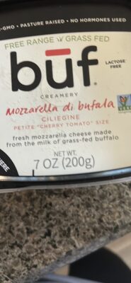 mozzarella di bufala ciliegine