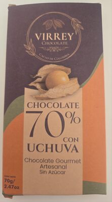 Chocolate 70% con Uchuva