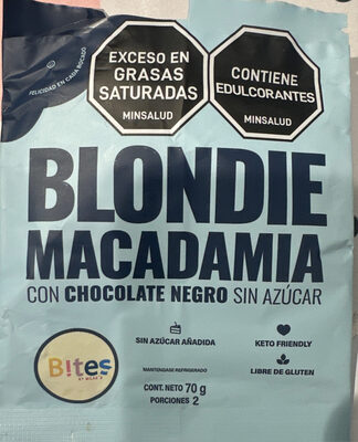 Blondie Macadamia Chocolate negro