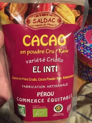Cacao Cru En Poudre