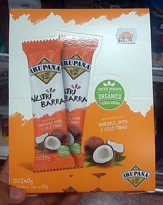 Nutribarra Amaranto, Avena y Coco Rallado
