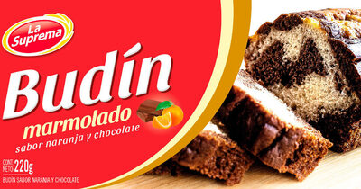 Budín Marmolado sabor Naranja y Chocolate