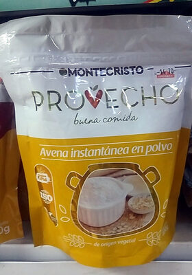 Avena instantánea en polvo