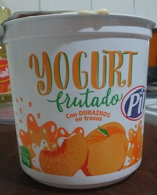 Yogurt Frutado con Duraznos en trozos