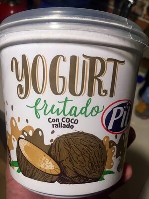 Yogurt Frutado con Coco rallado