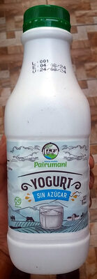Yogurt sin Azúcar