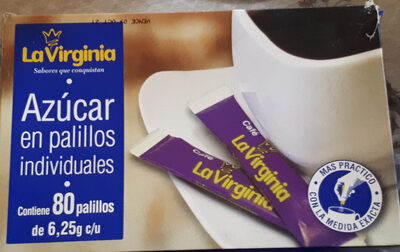 Azúcar en palillos individuales