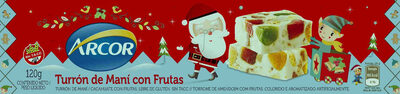 Turrón de Maní con Frutas