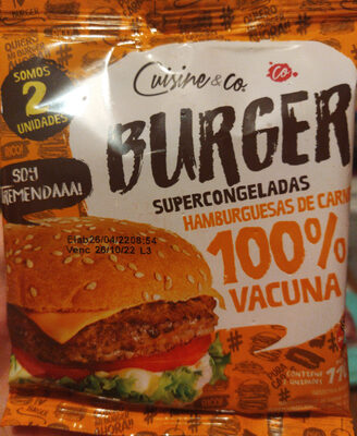Burger Supercongeladas
