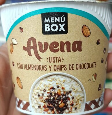 Avena Lista con Almendras y Chips de Chocolate
