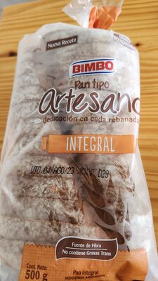 Pan tipo artesano integral