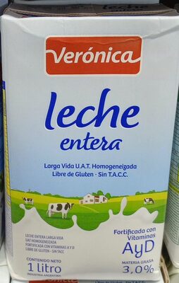 Leche líquida entera
