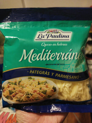 Queso en Hebras Mediterráneo -Pategrás y Parmesano-