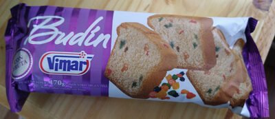 Budín con frutas