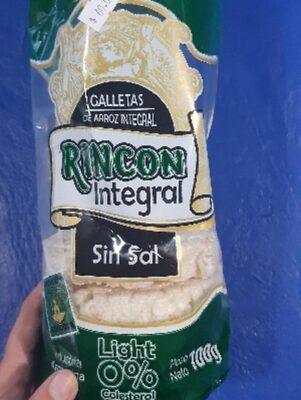 Galletas de arroz integral