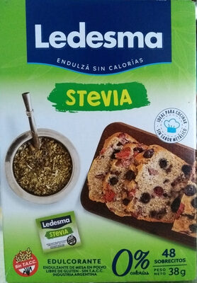 Edulcorante en polvo Stevia