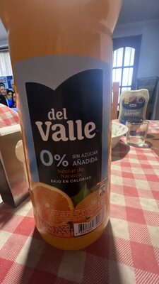0% SIN AZÚCAR AÑADIDA Néctar de Naranja