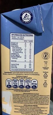 Leche Natural Sin Lactosa