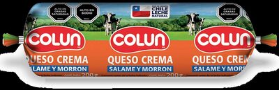 Queso crema Salame morrón