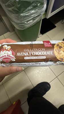 GALLETA CON AVENA Y CHOCOLATE