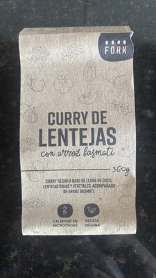 CURRY DE LENTEJAS con arroz basmati