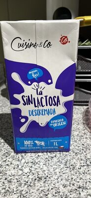 La SIN LACTOSA DESCREMADA
