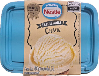 Sorvete sabor creme