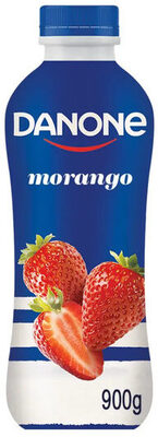 Iogurte Parcialmente Desnatado Morango Danone Garrafa 900g