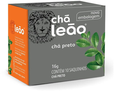 Chá Preto Chá Leão Caixa 16g 10 Unidades