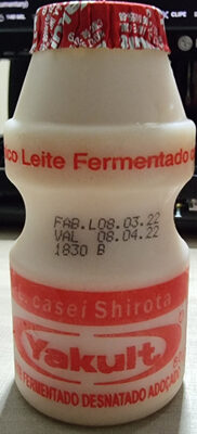 Yakult Leite Fermentado Desnatado Adoçado L. casei Shirota