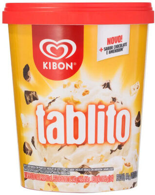 Sorvete Baunilha Tablito Kibon Pote 800ml