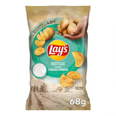 Batata Frita Rústica Cream Cheese Lays Pacote 68g