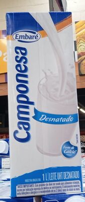 EMBARÉ Leite UHT Desnatado Camponesa