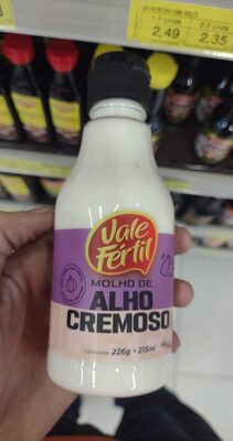 Molho de alho cremoso