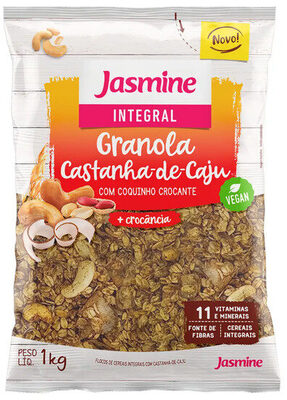 Granola Castanha De Caju Jasmine Pacote 1kg Embalagem Econômica